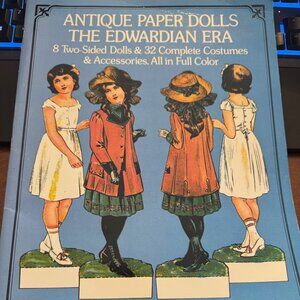 VINTAGE ANTIQUE DOLLS - THE EDWARDIAN ERA - CIRCA 1975-  NEVER USED COLLECTIBLE